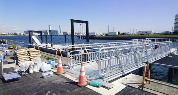 港湾（浮き桟橋）施工実績
