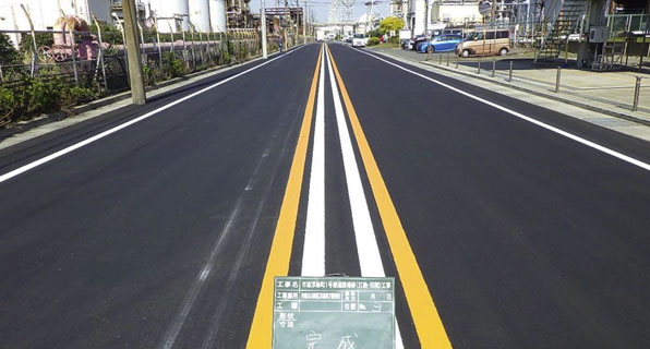 アスファルト舗装施工実績